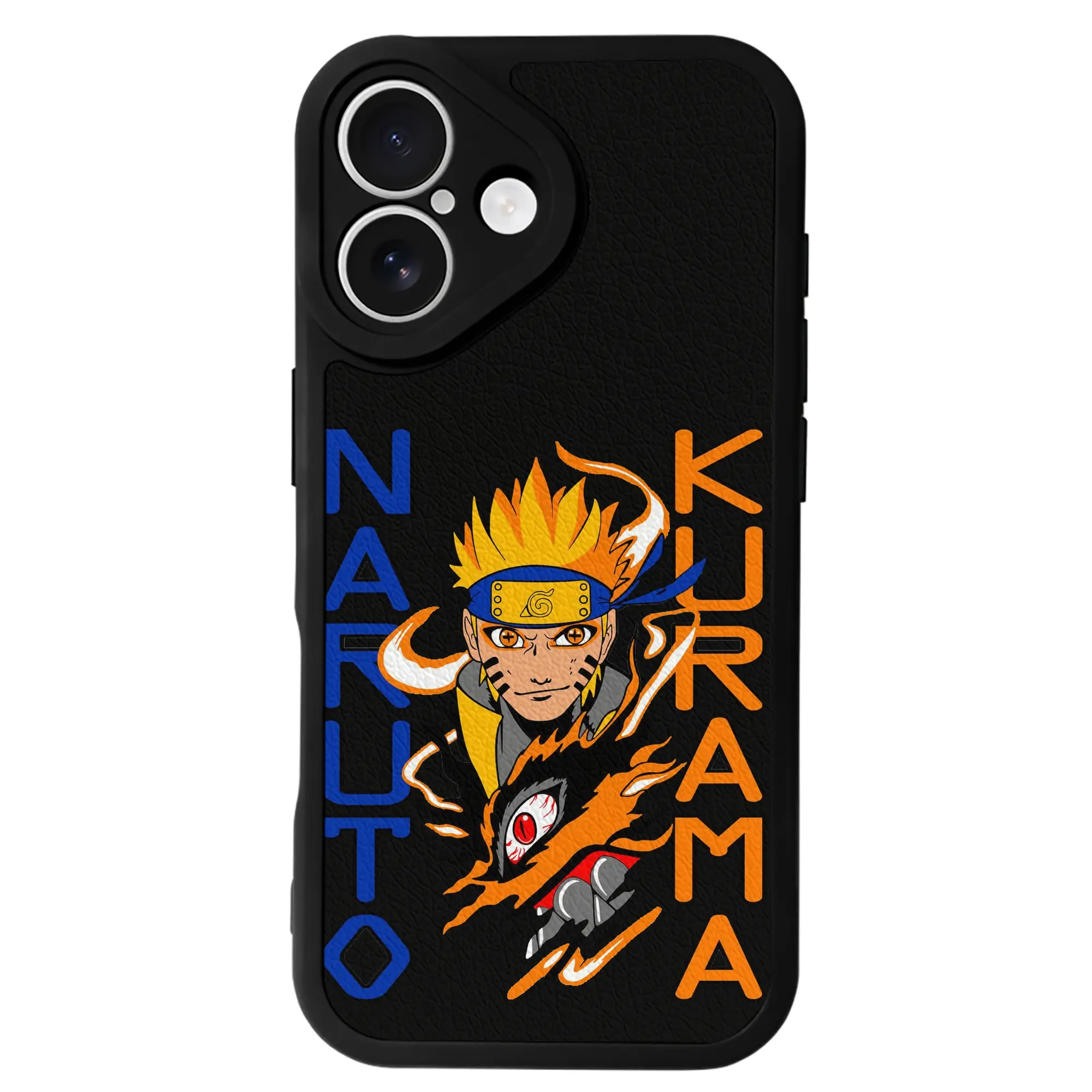 ナルト グッズ うずまき ナルト - IPhone 16シリーズ対応 ・ シリコンスマホケース ・ レザー調 ・ 高精度フィット ・ 耐衝撃 ・ ワイヤレス充電対応 ・ 精密カット